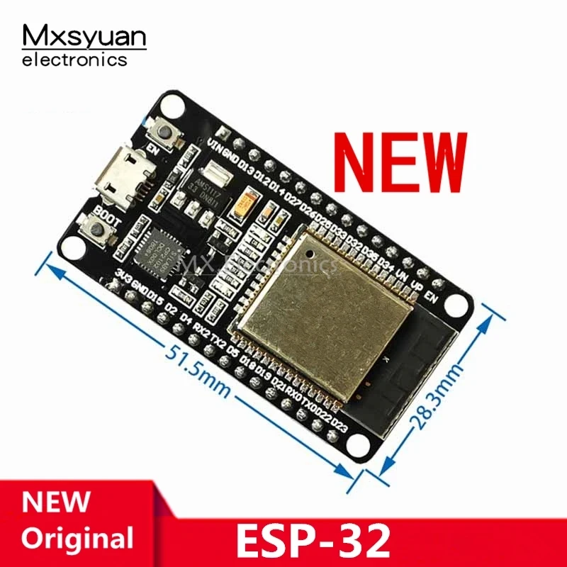 1pcs~10pcs/lot ESP-32 development board WIFI+Bluetooth 2-in-1 dual core CPU Low power consumption ESP32