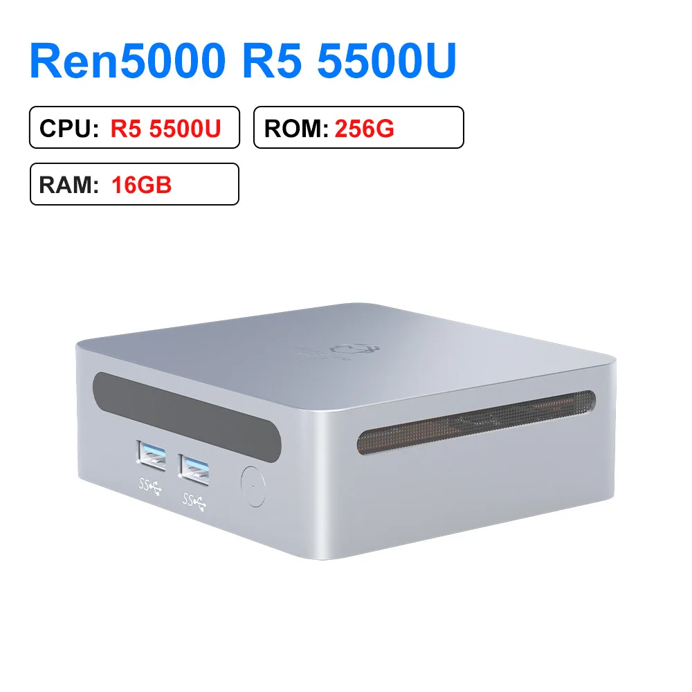GenMachine Mini PC Ryzen 5 5500U 16GB 1TB