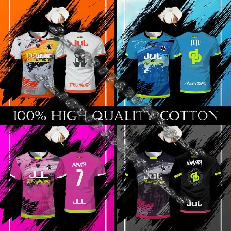 

New Summer 90 Minute Mm9 Men's Sports T-shirt Jerseys Five A Side Football Uniforms Breathable Quick-drying Custom Maillot Jul