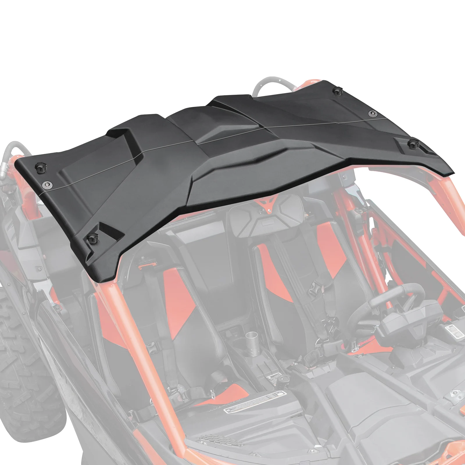 Maverick X3 UTV KEMIMOTO 2-Piece Combination Plastic Hard Roof Top for Can-Am Maverick X3 RS DS Turbo R 900 2 Seater 2017-2024