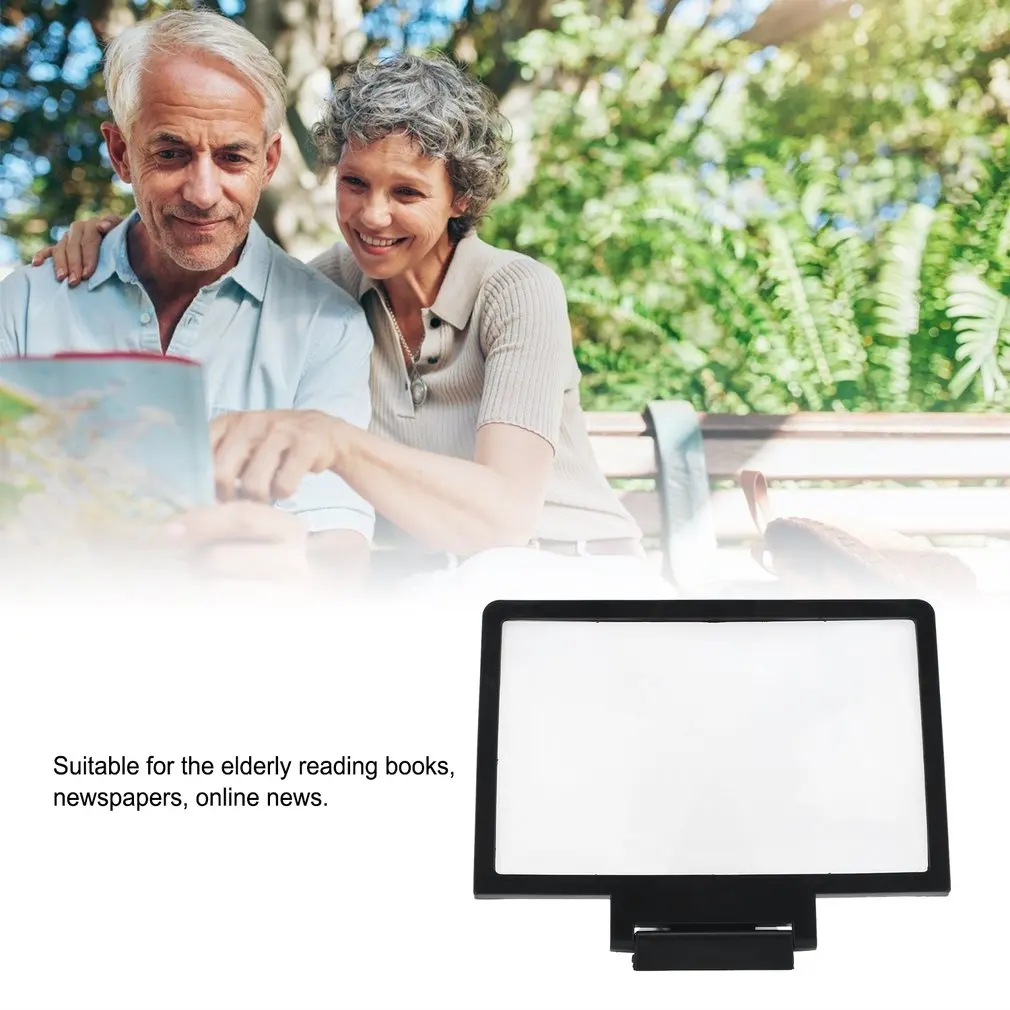 Hot Mobile Phone Screen Magnifier Eyes Protection Display 3D Video Screen Amplifier Folding Enlarged Expand Stand Holder
