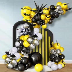 137-Piece Set of Bat-Themed Party Balloon Arch Kit Balloon Set Birthday Party Decoration