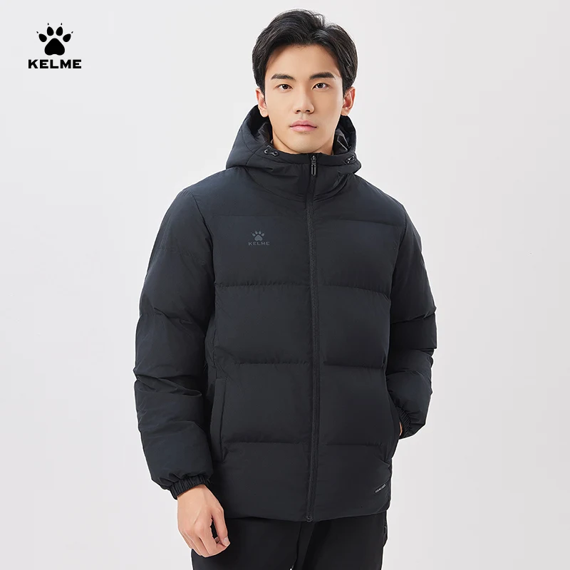 

Kelme Sports Cotton Jacket Men's Winter 2024 New Style Bread Jacket Hooded Windproof Jacket Thickened Warm Cotton Jacket