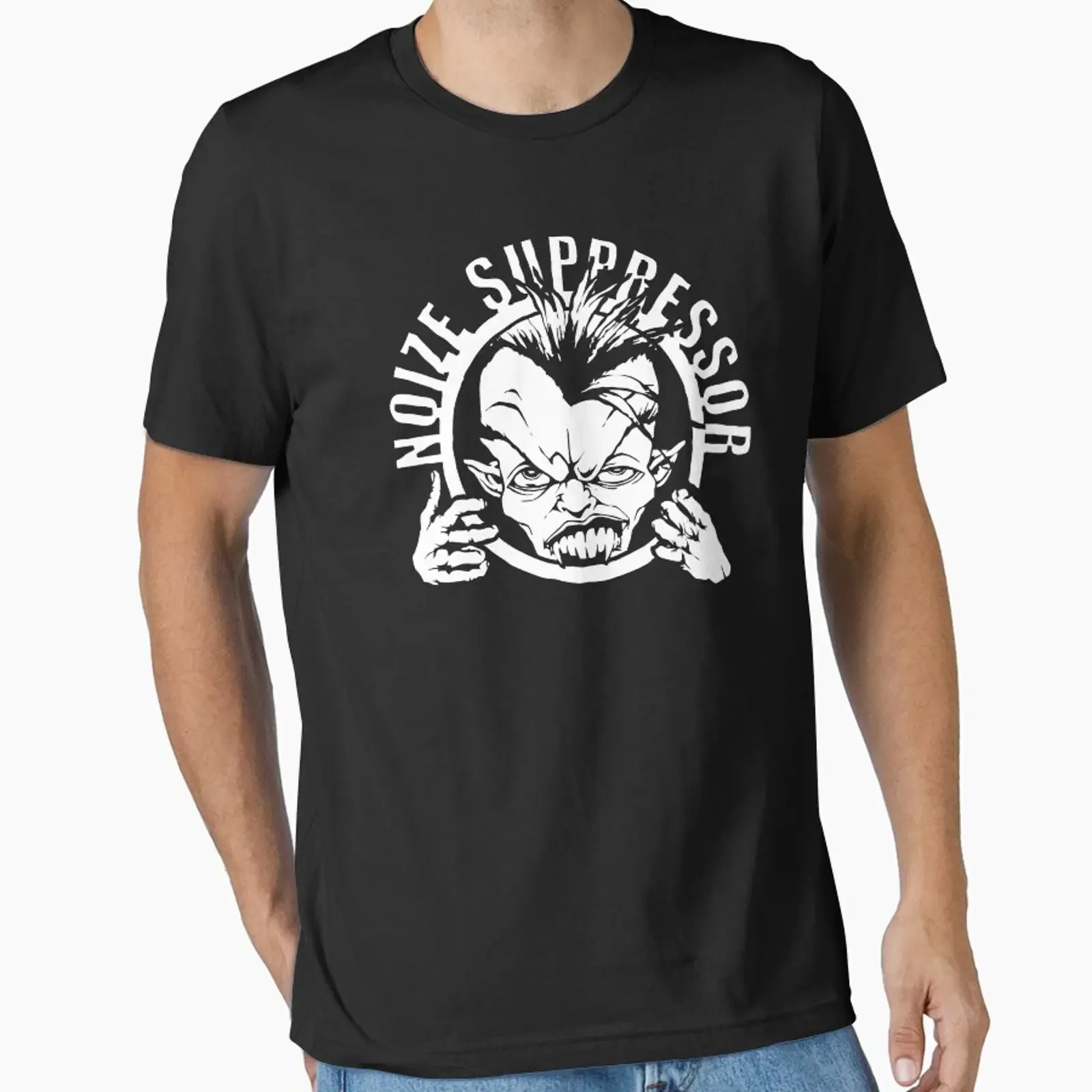 Noize Suppressor Essential T Shirt vintage Washed graphic Unisex streetwear Soft Stretched designer clothes Slightly Stylish