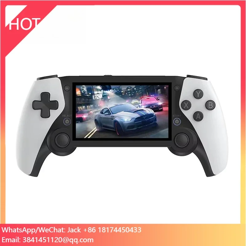 

L M25 Handheld Game Console 4.3'' IPS Screen 64GB 19000+ Games EmuELEC RK3566 27 Simulators Portable Retro Video Gaming Player