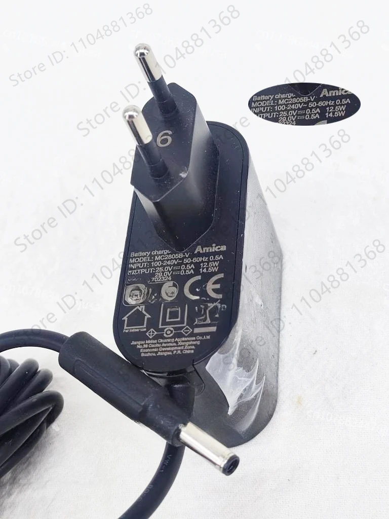 

Зарядное устройство европейского стандарта для пылесоса Midea V5 P5s P6 MC2805B 0,5 А 25 В