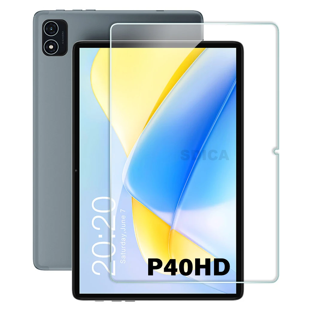 For Teclast P40HD Tempered Glass Screen Protector 10.1 Inch Tablet Sceatch Proof HD Clear Bubble Free Protective Film