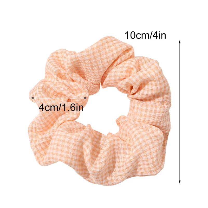 3Pcs/Set Knitted Hair Scrunchie Headband for Women Printing Large Velvet Elastic Hair Bands Ring Girls Hair Accessories Headwear