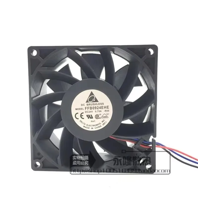 

Original 24V 0.75A FFB0924EHE 90 * 90 * 38MM 9CM high air volume frequency converter cooling fan