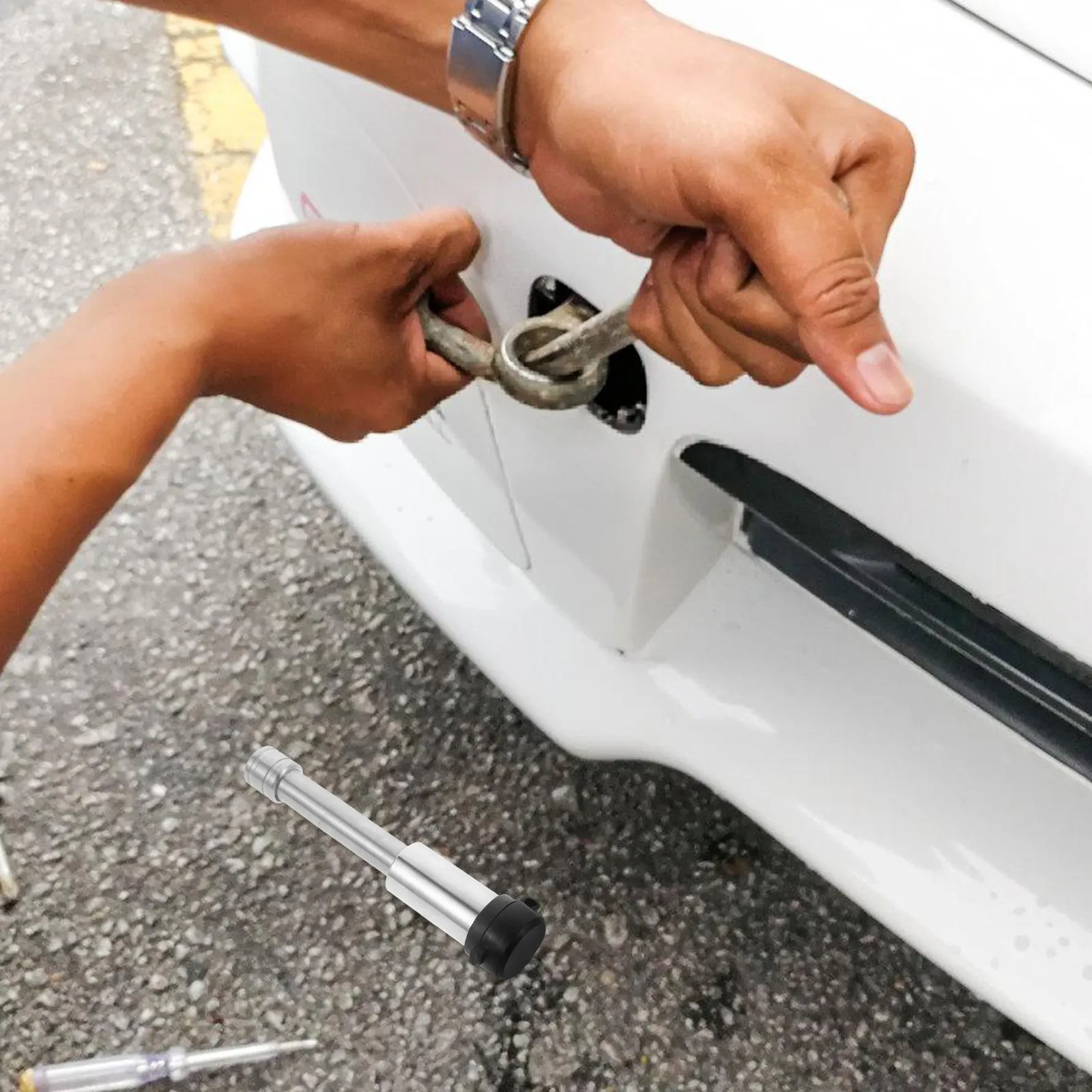 

Hitch Heavy Duty Stainless Steel Hitch Receiver Lock For Towing Security Replacement Trailer Lock Set Trailer Accessories