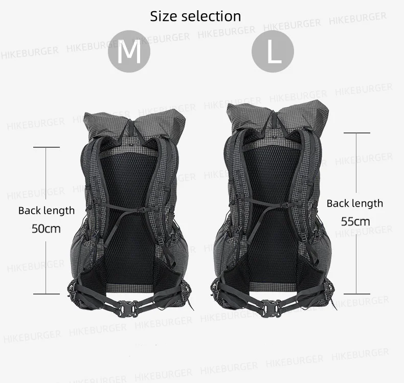 3F UL GEAR Tutor Ultra Rucksack Outdoor Camping 30+10L Ultraleicht UHWMPE Wandern Wasserabweisend Reisen Bergsteigen DAOSHI – Detail 4