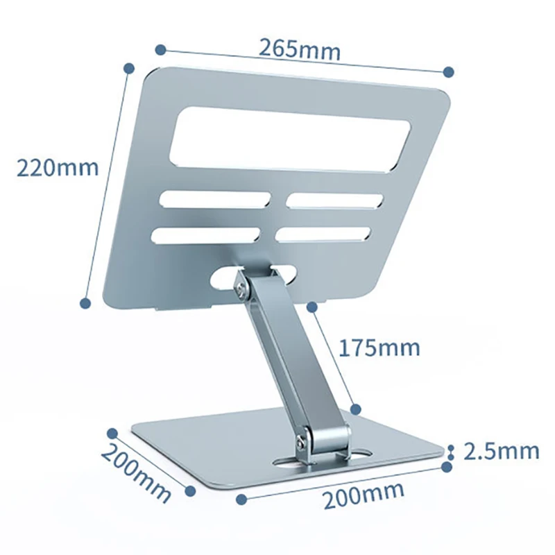 Supporto per Laptop regolabile supporto per Notebook con Base portatile per supporto per Laptop Macbook supporto da tavolo per Laptop supporto per Tablet per Computer