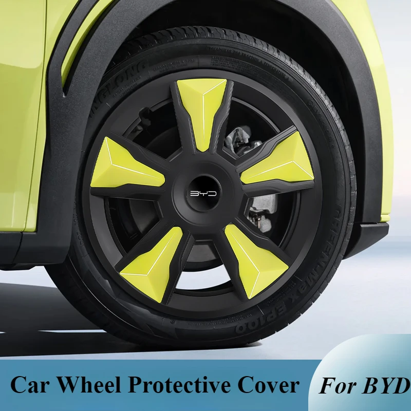 

For BYD Seagull 16-inch Car Hub Cover Medium High-end Wheel Protection Decorative Cover Tire Sticker All-inclusive Accessories