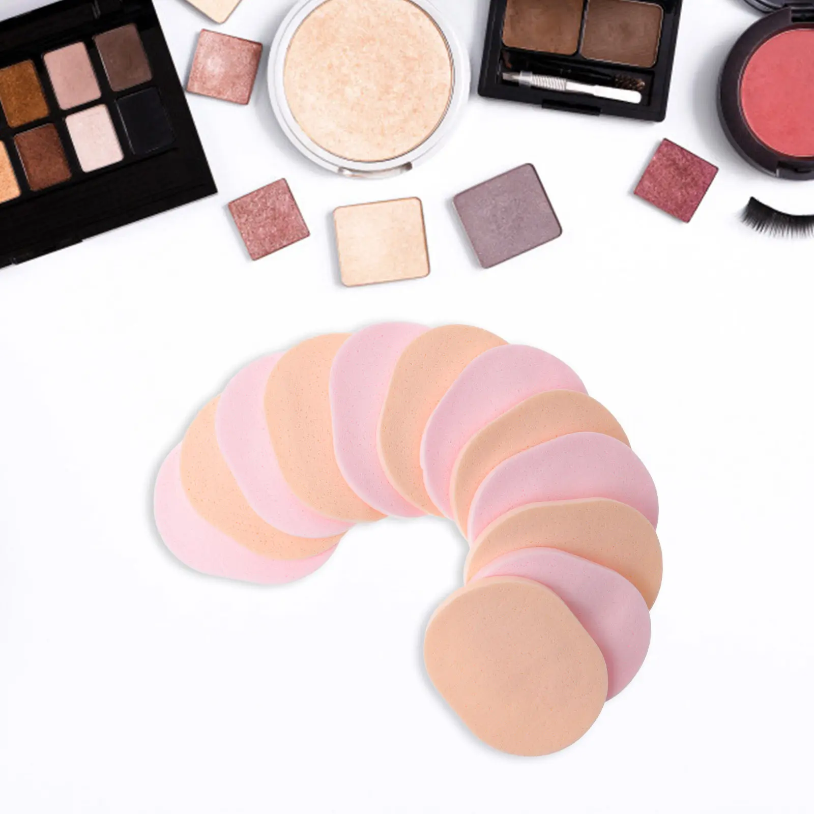 

24 шт. многофункциональных губок для очищения лица, отшелушивающие скраберы для лица, портативные, многоразовые, легкие очищающие средства для ежедневного использования