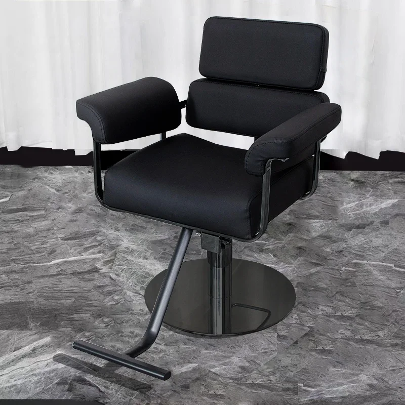 

Black Vintage Barber Chair Shampoo LuxurySalon Makeup Barber Chair Vanity PedicureCadeira De Barbeiro ProfissionalFurniture