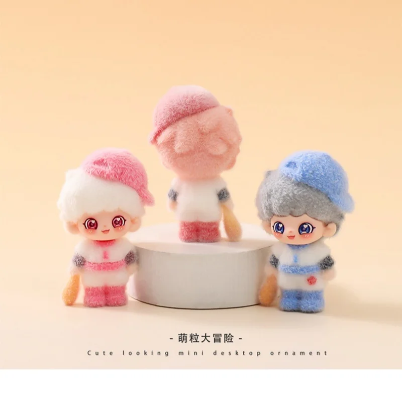Cute Plush Dot Flocked Baseball Jacket Blind Box Accessories, Trendy Toys, Blind Boxes, Blind Bags, Keychains, Desktop Gifts view 5