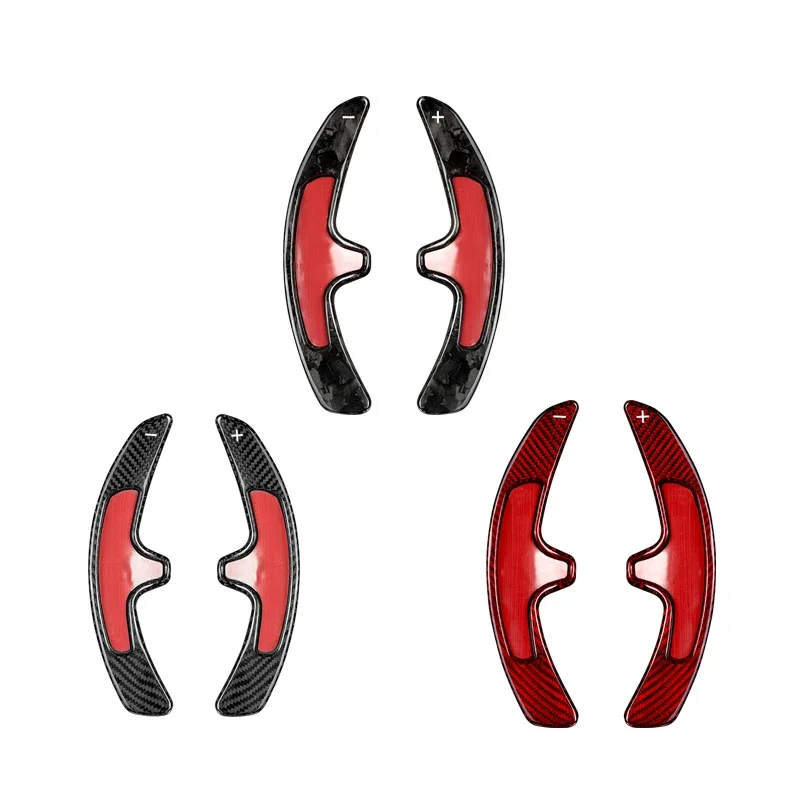 

Automotive Interior Forged Carbon fiber Steering wheel shift paddle plate For Porsche 991 Cayman 981 Carrera Boxter