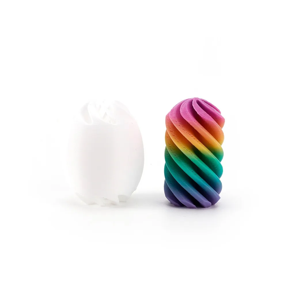 Funny 3D Printing Rotational Egg Anti-Anxiety Puzzle Egg Activity Gear Model Colorful Plastic Fidget Ornaments Home Office