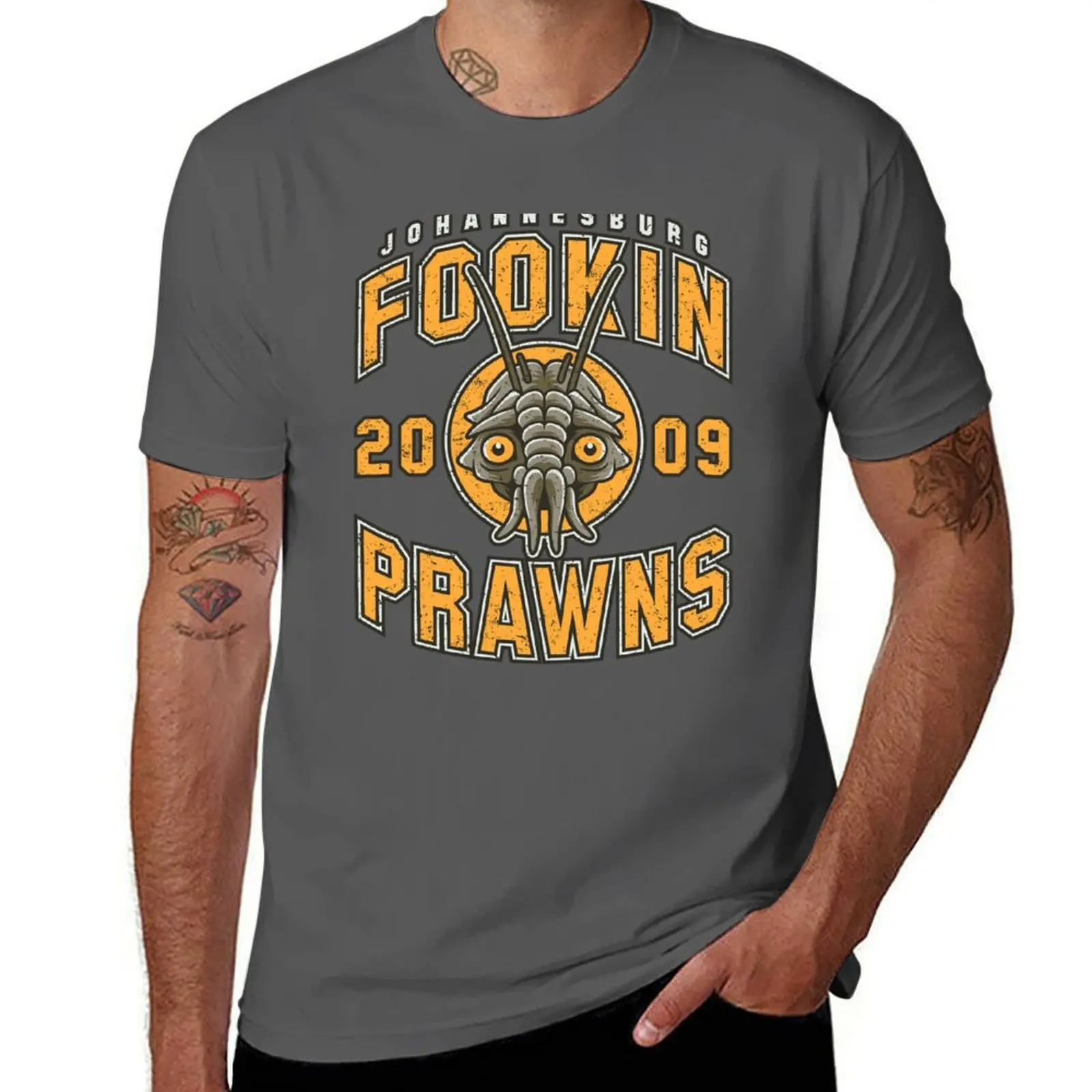 Fookin Prawns T-Shirt kawaii clothes new edition T-shirts for men cotton