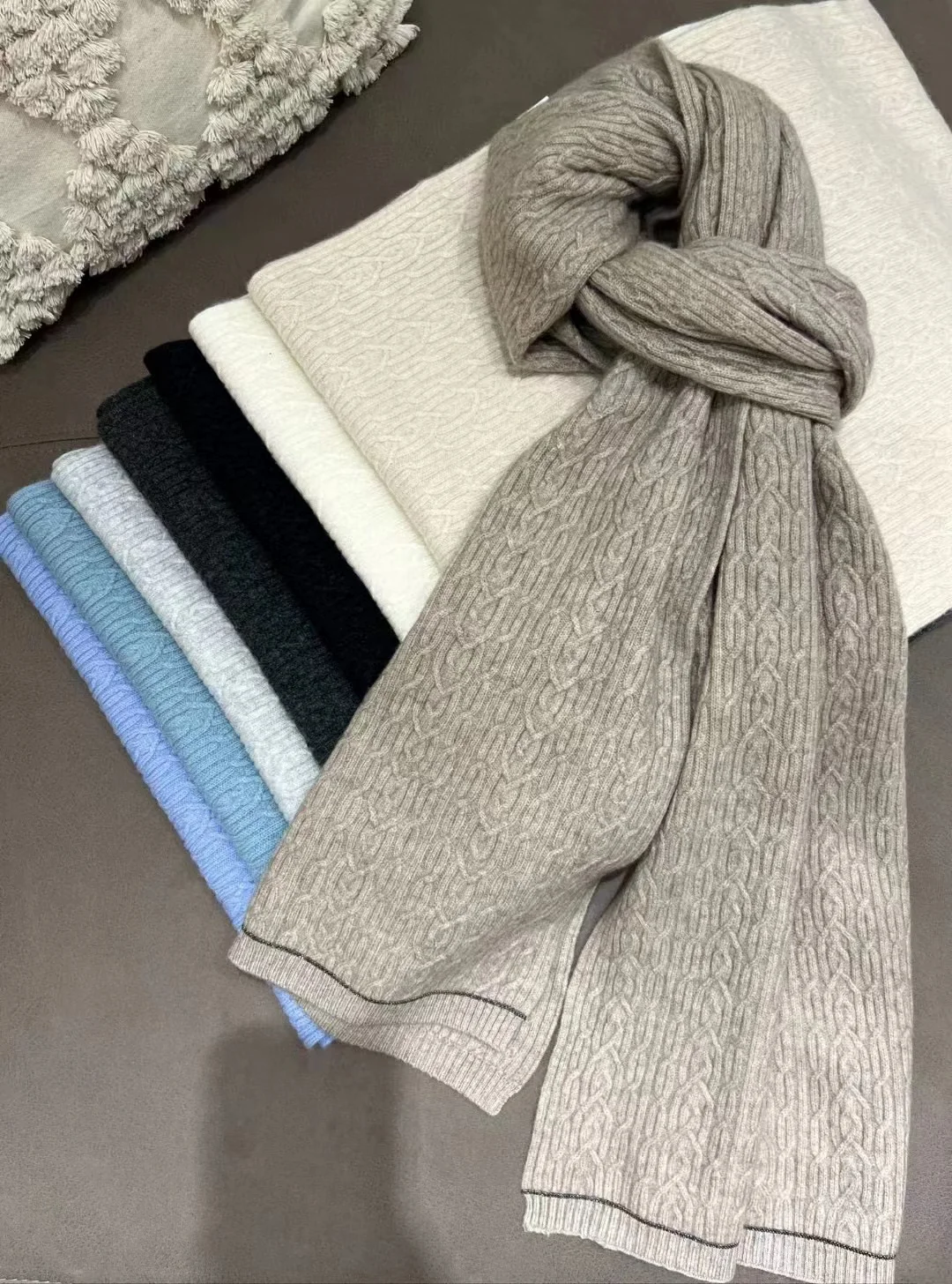 100% Cashmere Scarf, High Quality, Collection, Fall, Winter