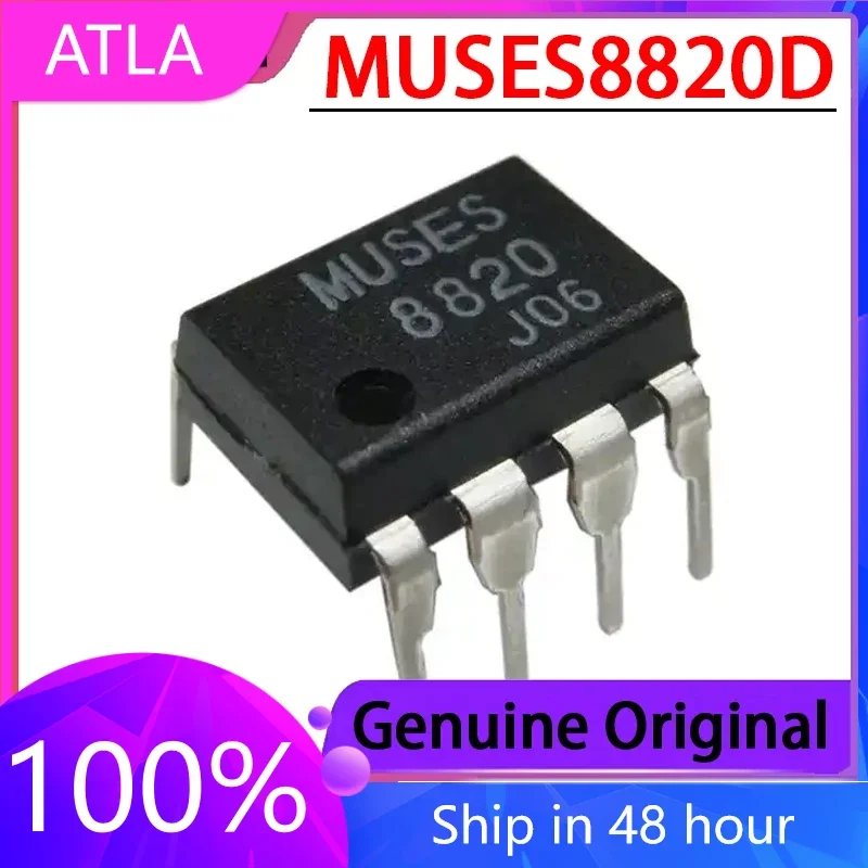 

2PCS New Original MUSES8820 MUSES8820D DIP-8 Packaged in Stock Dual Operational Amplifier Chip