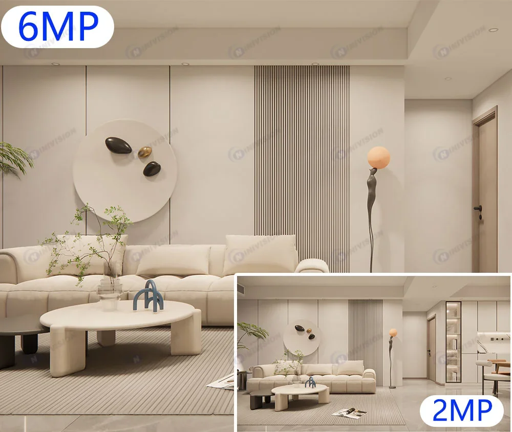 Samrt Life Ultra HD 6MP POE Camera Human Detect Dome Outdoor Audio IP Camera IR NightVision for TUYA POE NVR Surveillance System