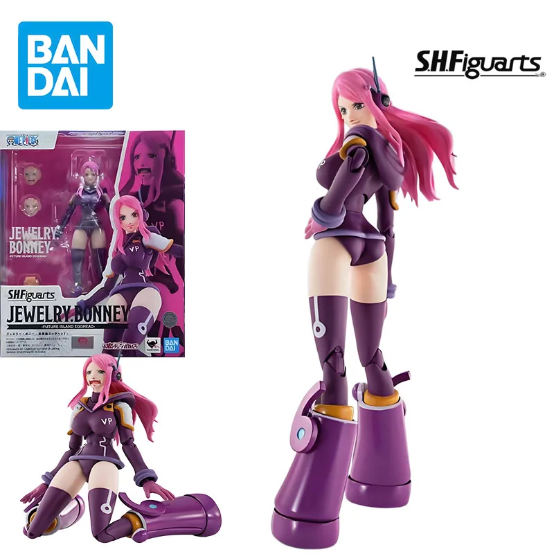 BANDAI Oryginalny ZESTAW MODELU GUNDAM SHFJEWELRY.BONNEY MONKEY.D.LUFFY Figurka Akcji Anime Model do Składania Zabawki Modelowe Prezenty dla Chłopców