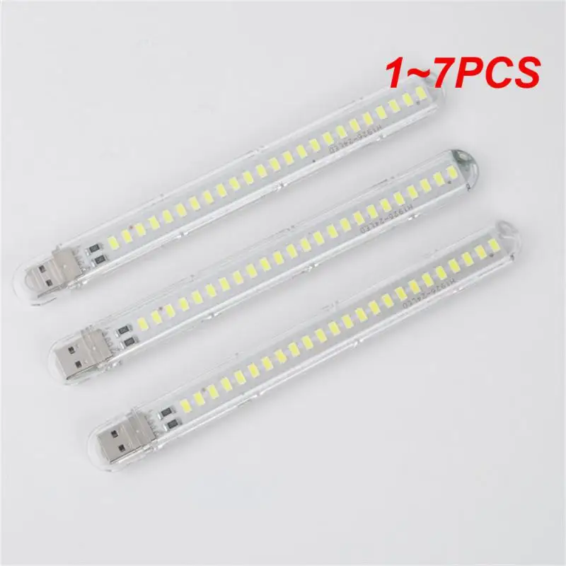 1~7PCS Car Van Interior Lights Strip Bar 72 LED Bus ON/OFF Switch 12 VOLT