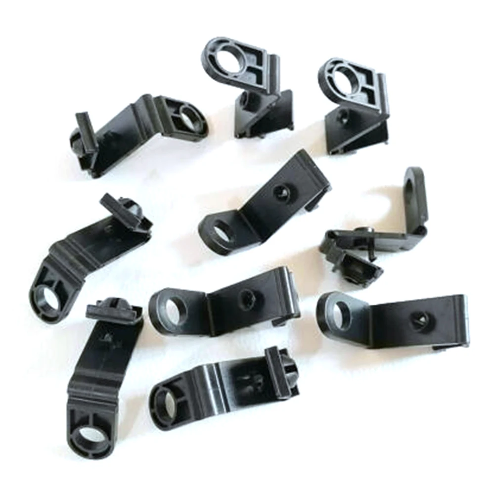 10pcs Accessories 8E0821989A 8E0-821-989-A Fender Apron Retainer Black Front/Rear/Left/Right Mud Flap/ Washable