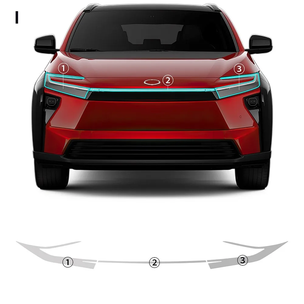 TPU Car Headlight Protective Film For Toyota Toyota RAV4 2026-2027 PPF Transport & Smoke Anti-Scratch Auto External Accessories