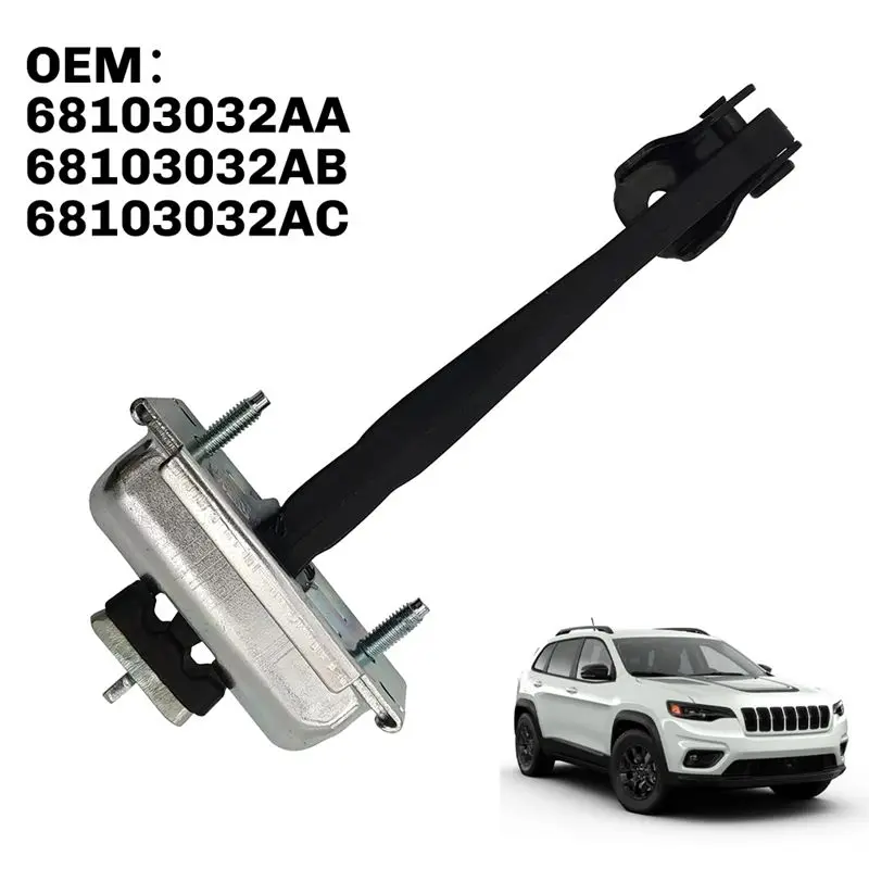 AU33-Car Door Limiter Left/Right For Jeep Cherokee 3.2L 2.4L 2.0L 2014-2021 68103032AA, 68103032AB, 68103032AC