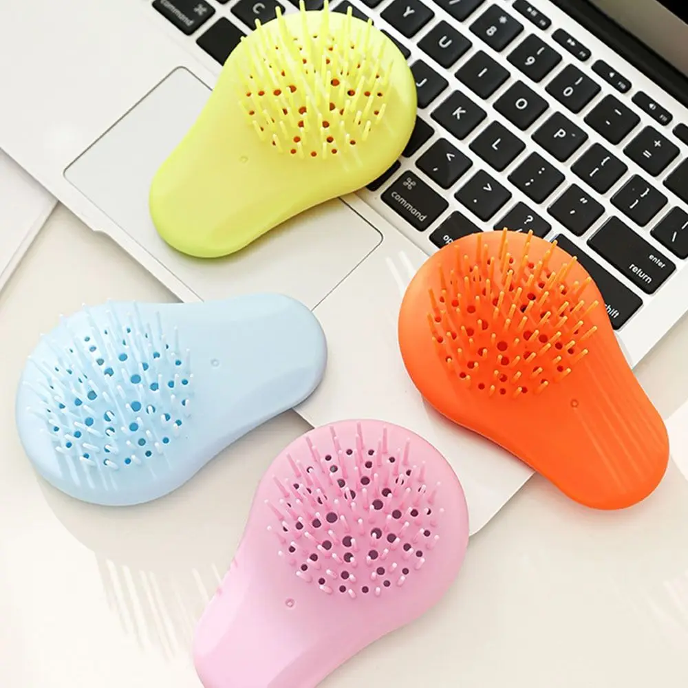 

New Mini Massage Comb With Ventilation Holes Dry and Wet Use Straight Hair Comb Massage Brush Hair Styling Tool