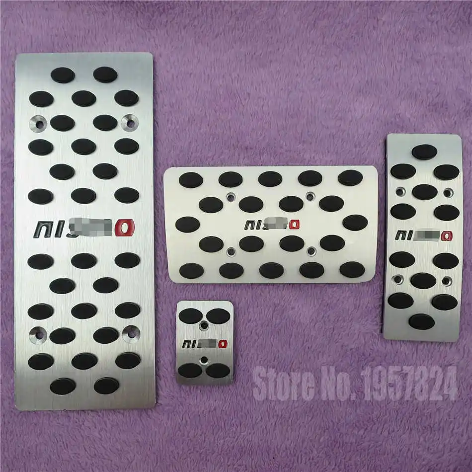 DEE Auto-accessoire voor Nissan Tiida Sylphy March Livina Sunny Qashqai Teana NISMO AT/MT Gaspedaal Rempedaal Voetsteun Pedal Pad