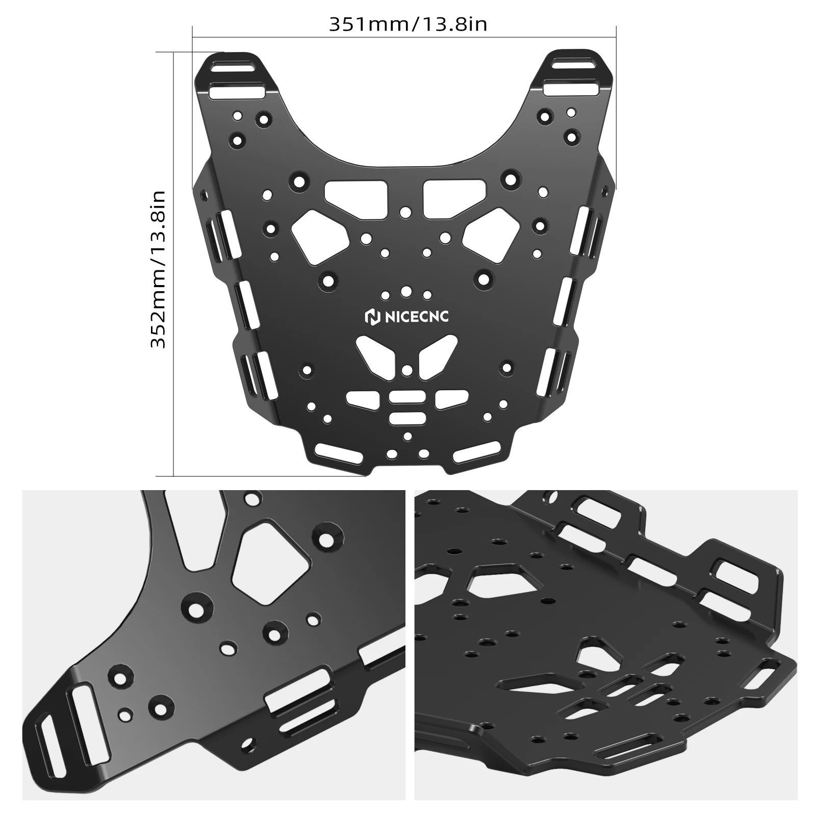 NICECNC Luggage Rack For Honda Africa Twin CRF1100L Africa Twin /Adventure Sports 2022-2023 Motorcycle Rear Luggage Rack - Image 6