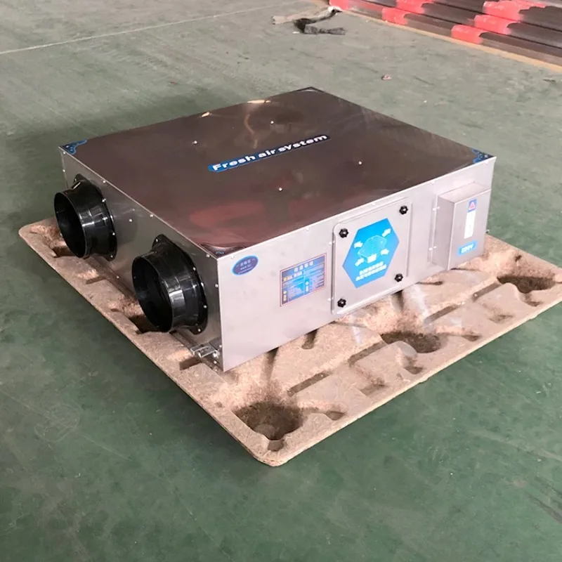 

Комплексная система вентиляции с полным теплообменом и очисткой воздуха для коммерческого и бытового использования (двухсторонняя подача свежего воздуха)