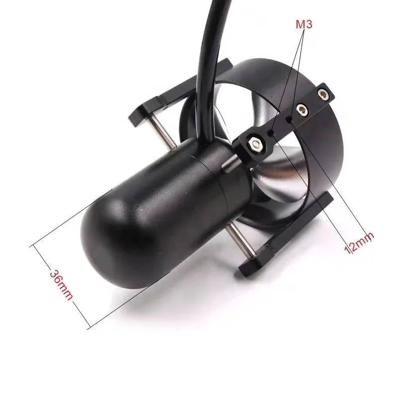 TD4.8 Propulsore di prua 12V ad alta efficienza per barca 24V Motore subacqueo elettrico Propulsore di poppa marina per barca RC / SUP