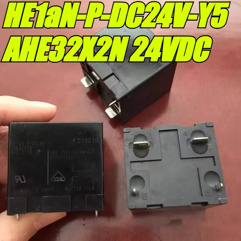 

(Совершенно новый оригинал) 1 шт./лот 100% оригинальное реле: HE1aN-P-DC24V-Y5 AHE32X2N 24 В постоянного тока 48 А 4-контактное реле мощности