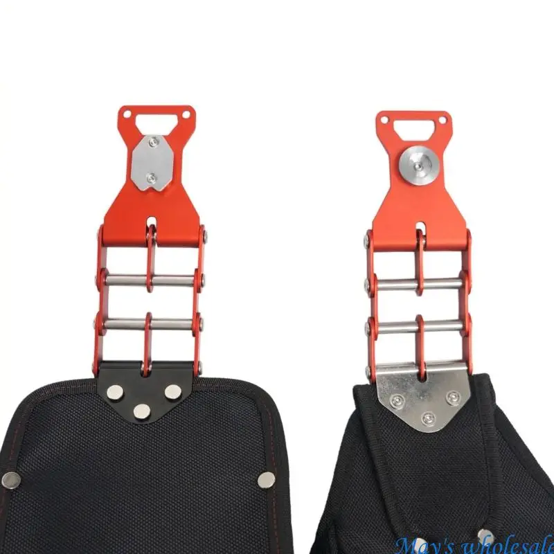Professional Quick Release Tool Belt Buckle Belt Attachment for Carpenter Tool Belt Adjustable Chain Clip Electric 448A
