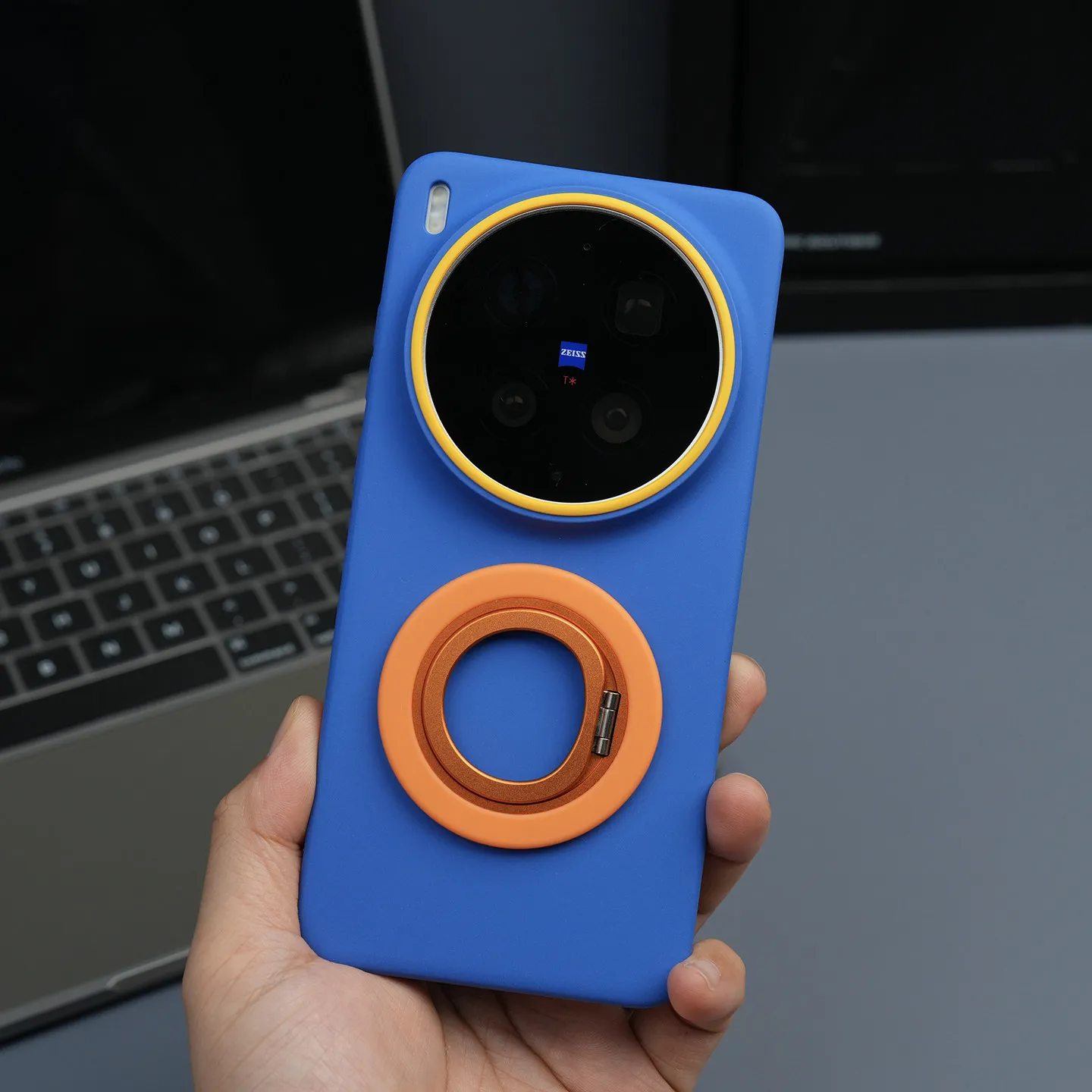 Etui na Vivo X300 Ultra X300s Matowe z Pierścieniem na Obiektyw, Podwyższonym Ochronnym Elementem Przed Upadkiem, Magnetyczne, Ochronne Etui na Telefon Vivo X300Ultra, Nowy Design — zdjęcie produktu 6