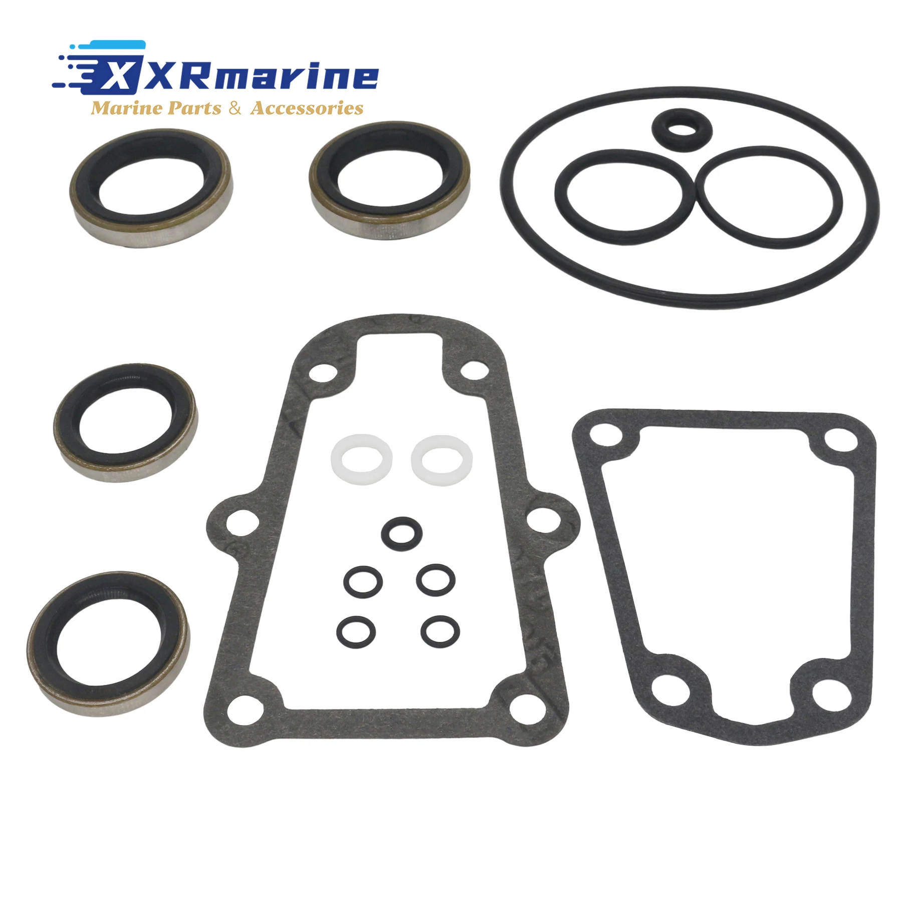 

Комплект прокладок и уплотнителей для нижней части подвесного двигателя, совместимый с Johnson Evinrude V4 85-140 л.с., Sierra 18-2692, GLM 86712, Mallory 9-74113
