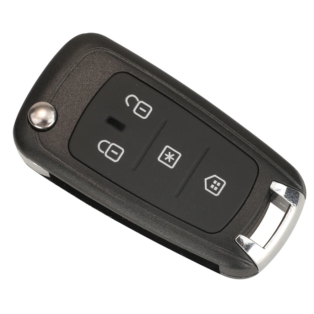 Jingyuqin-4つのボタン,ブレードなしの交換用キーシェル