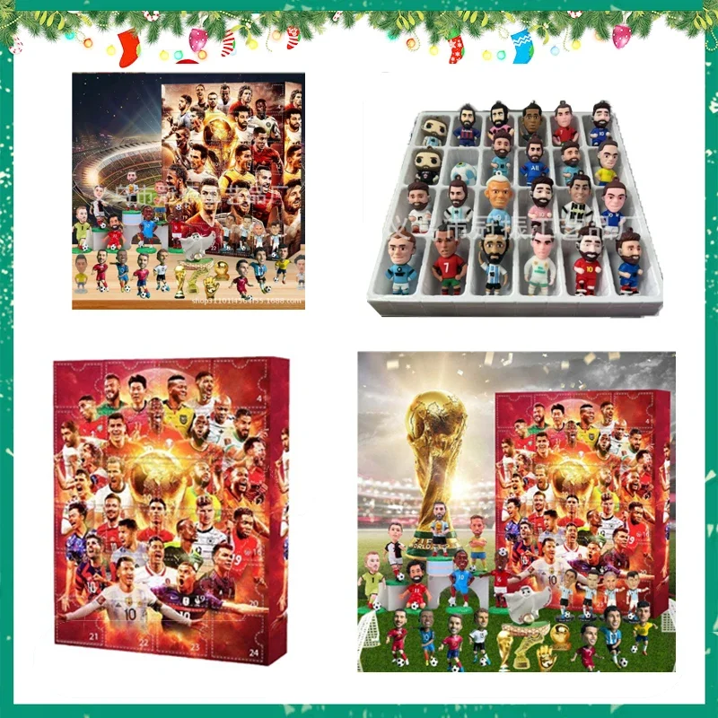 

2024 Countdown Advent Calendar Soccer Kit 24 Days Building Advent Calendars Soccer Party Favors Sports Christmas Gift Supplies