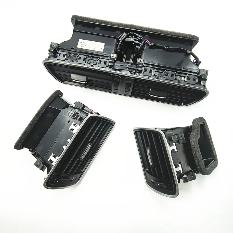 

1Set Matte Car Front Panel Dashboard Air Conditioning Air Outlet For VW Passat B6 B7 CC R36 3AD819728 3AD819702 3AD819701
