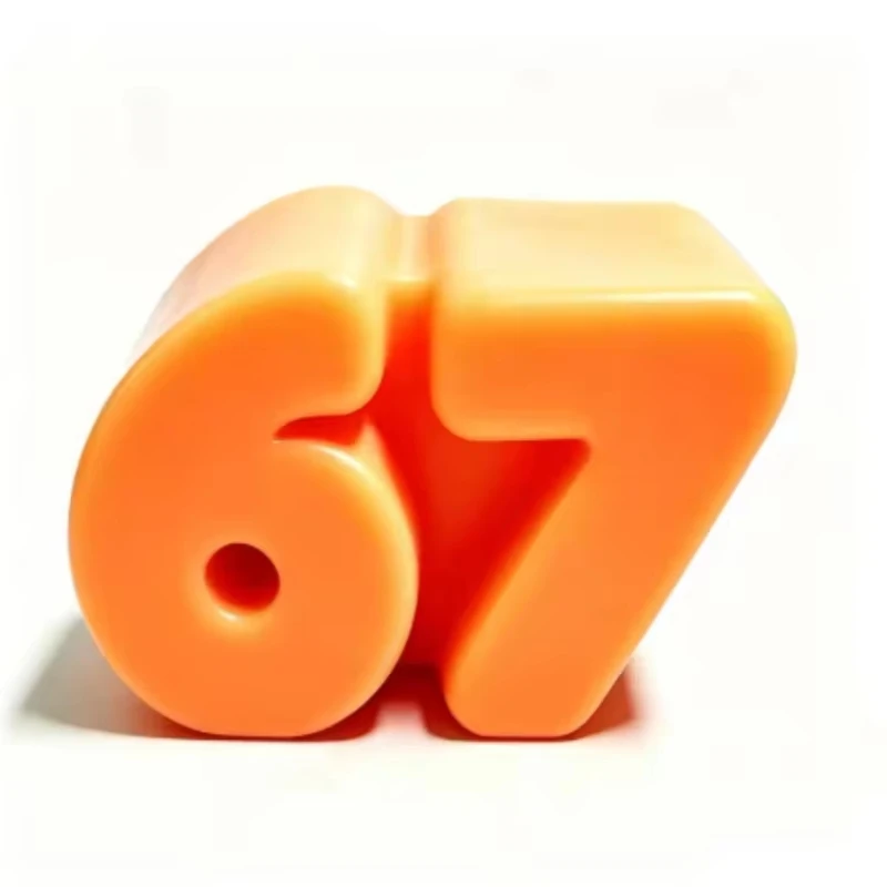 Weicher, heißer, weicher Digital 67 Modell Stressabbau-Ball, sensorischer Anti-Stress-Block, Stressabbau-Fidget, ASMR-Entspannung, Partygeschenk – Detail 1