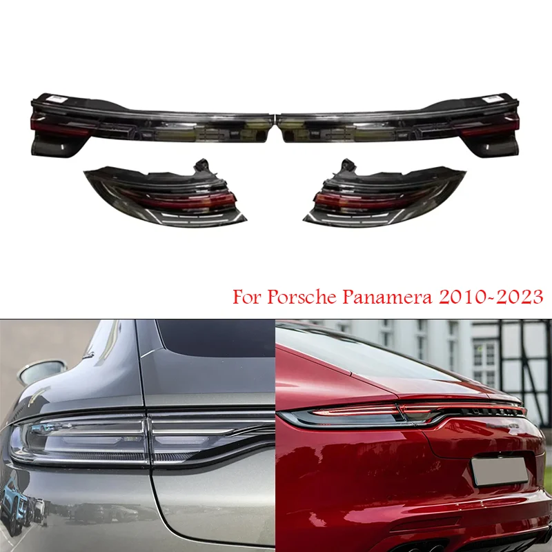 Rauchschwarz durch Rücklicht-Baugruppe, Upgrade für Porsche Panamera, alt bis neu 2010–2023, zerstörungsfreie Installation, Rückleuchte