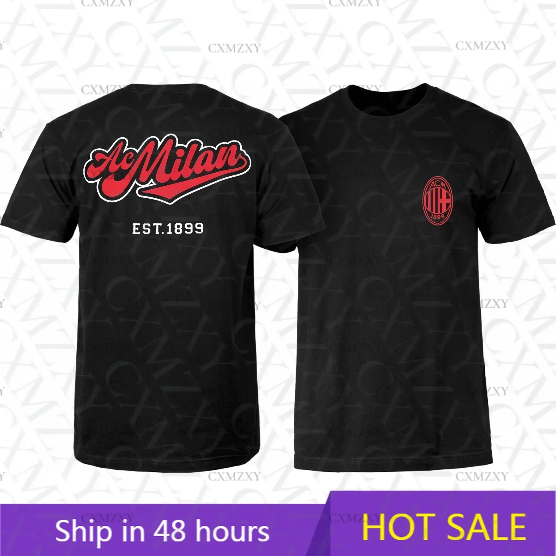 Fashion Men Milan Urban Collection Curva Sud Milano T Shirt Casual Oversized Breathable T-shirt Graphic Streetwear S-3XL