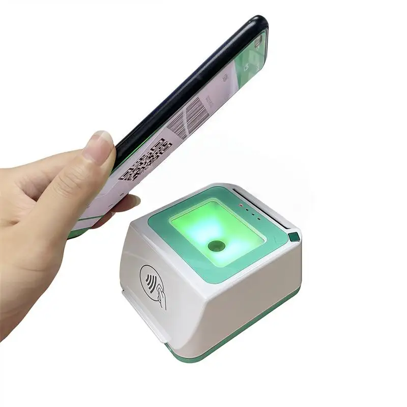 Pemindai Barcode 4 in 1 NFC EMV Kartu Kredit Kartu Pintar untuk Sistem Pembayaran F600