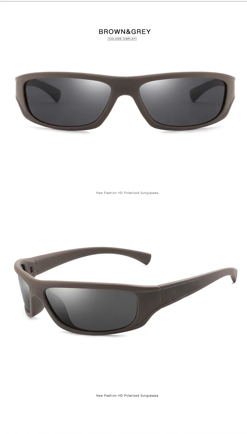 Modische Polarisierte Outdoor-Sport-Sonnenbrille für Männer und Frauen Retro Angelbrille Tourismus Sonnenschutz UV400-Schutz – Detail 12