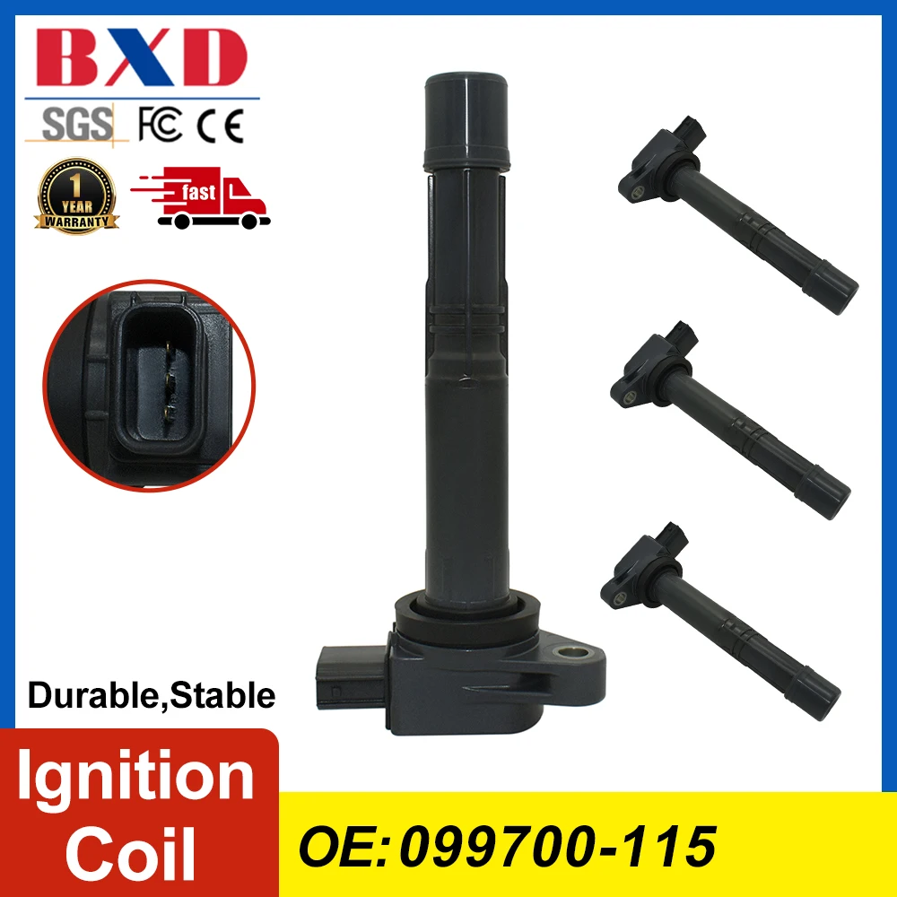 

1/4PCS Ignition Coil 099700-115 For Honda Accord Civic CRV Element S2000 Pilot Integra Acura CSX RSX 30520-PNA-007 099700 115