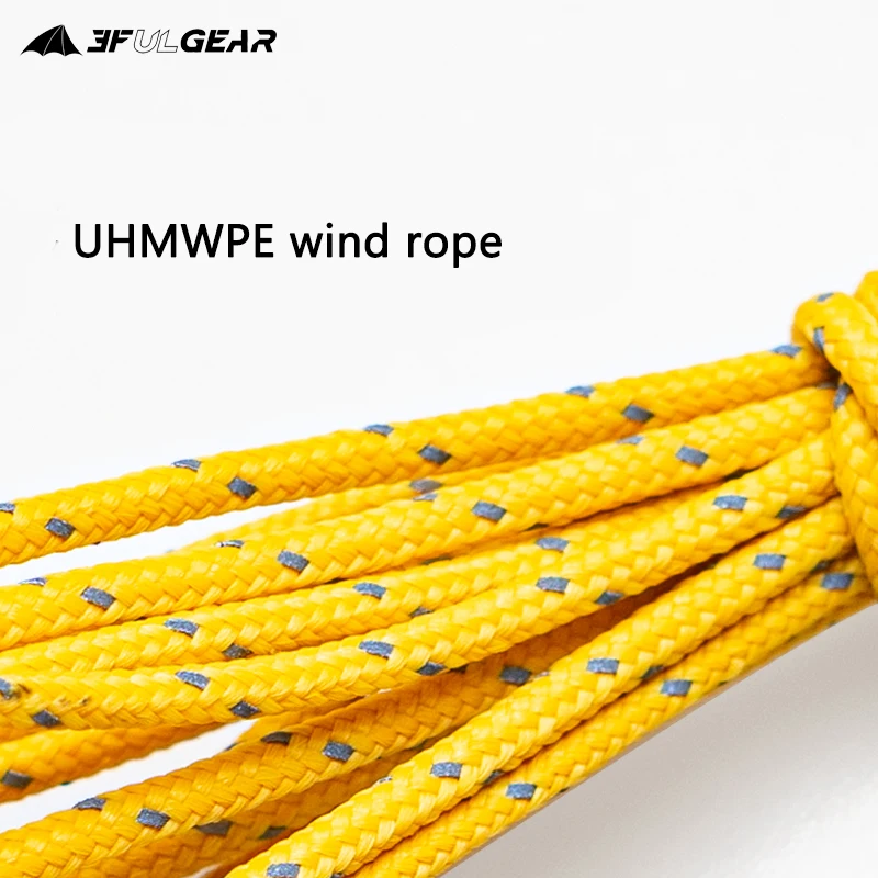 3F UL GEAR 1.5mm/4mm/2mm Diameter 2m/4m/20m Tent  Tarp Reflective Ropes